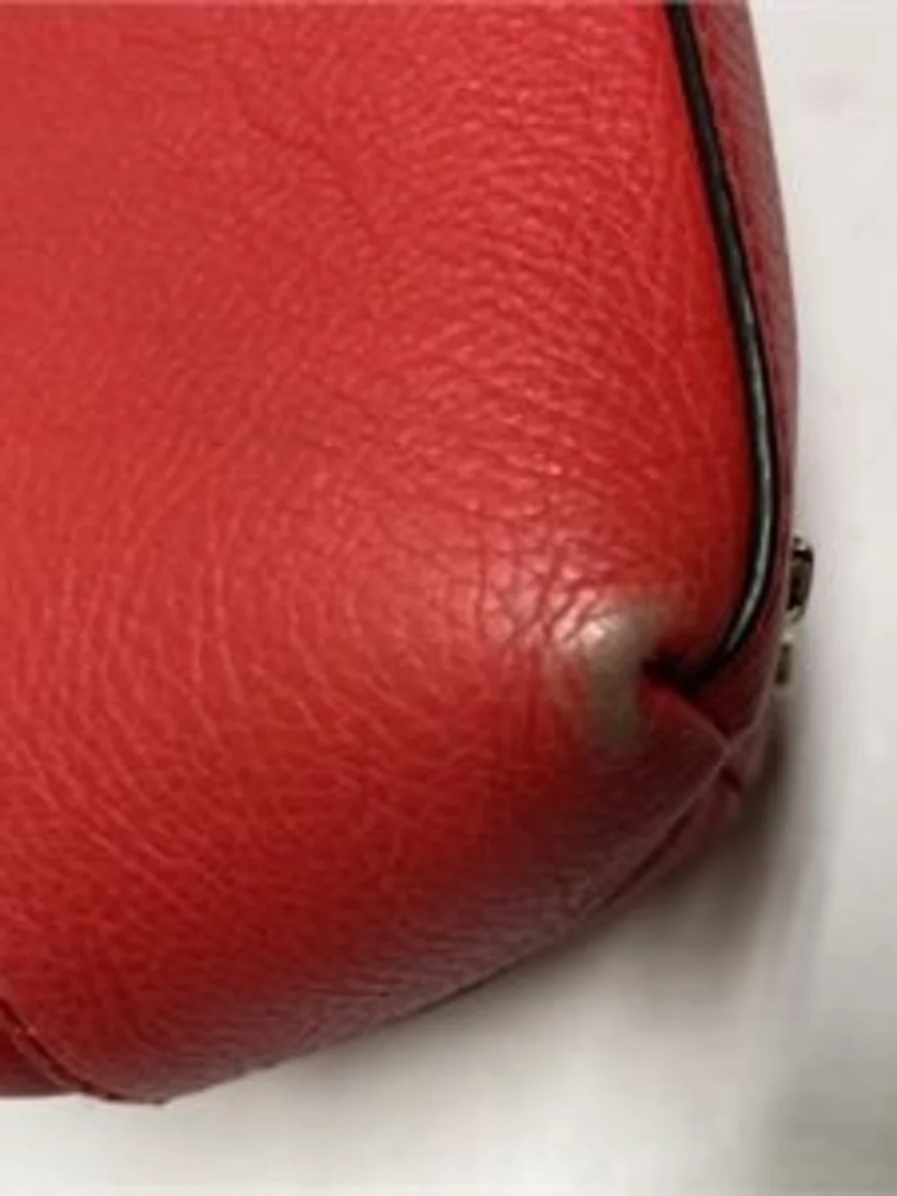 Kate Spade Red Leather Shoulder Tote Purse